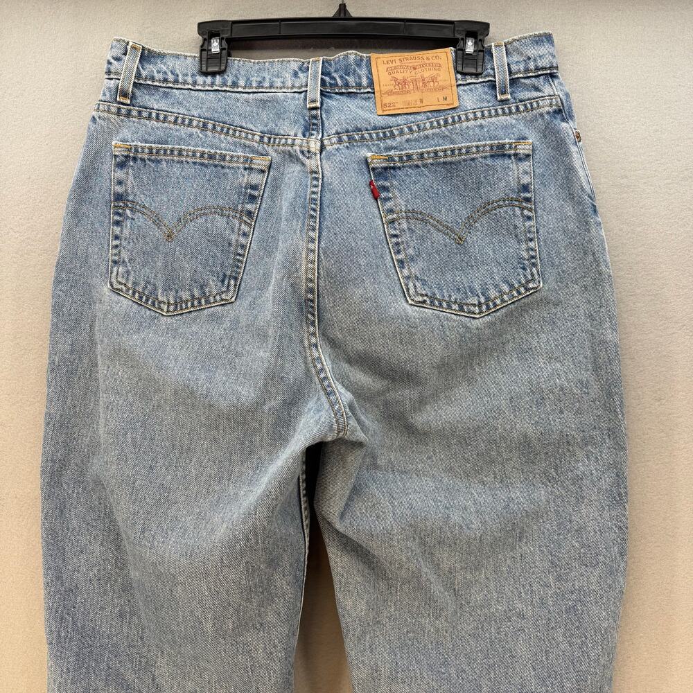 Levi's 522 Jeans Women's 18M  Blue Tapered Fit High Rise Vintage Made in the USA - Picture 3 of 12